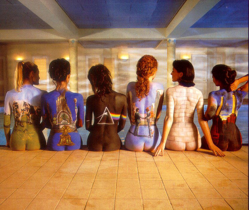 #156--D body paint pink floyd album